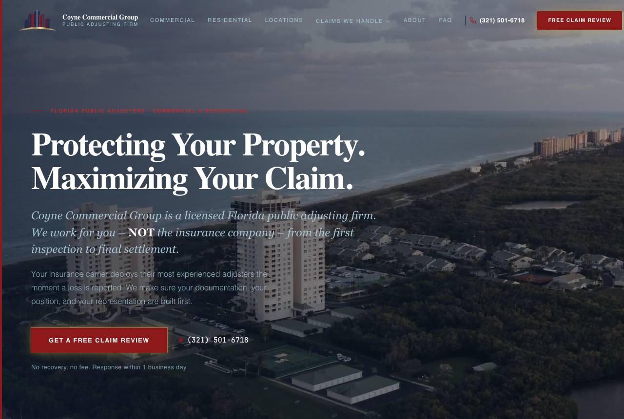 Coyne Commercial Group website